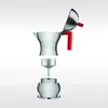 Alessi MDL02/6 R Pulcina Espressomaschine - Gußaluminium. Produktbild-Vorschau 5
