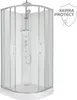 Kerra | Cabina doccia Wega - 90X90 Cm - Bianco/Cromo - Anteprima dell’immagine prodotto 2