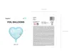 Folienballon Herz mit Schriftzug Mom to Be 35cm blau Produktbild-Vorschau 3