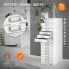 ML-Design schedario a 15 cassetti, 28x38x87 cm, bianco, Anteprima dell’immagine prodotto 2