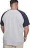 Pánské tričko Urban Classics Raglan Contrast Tee grey/navy Náhled obrázku produktu 5
