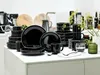 CreaTable, 24804, Nordic Gourmet Schwarz, Kombiservice Produktbild-Vorschau 2