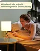 EDISHINE Tischlampe, Moderne Nachttischlampe mit E14 Produktbild-Vorschau 8