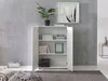 FineBuy Comodà bianca a 2 ante 71x104x35 cm Mobile multiuso Anteprima dell’immagine prodotto 2