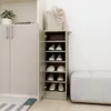 vidaXL Szafka na buty dąb sonoma 32x35x92 cm Materiał Podgląd zdjęcia produktu 2