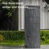 Schránka na balíky Wiltec antracitová 460 x 450 x 1400 mm, Náhľad obrázku produktu 13