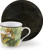Excelsa zestaw 6 filiżanek do espresso ze spodkami Leopard Podgląd zdjęcia produktu 3