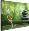 MuchoWow® - Leinwandbilder - Zen - Steine - Grün - Natur - Produktbild-Vorschau 1
