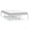 vidaXL Rama łóżka metalowa biała 120x190 cm Podgląd zdjęcia produktu 1