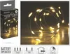 LED Silberdraht Batterielichterkette 40LEDs 195cm +10cm Produktbild-Vorschau 2
