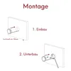 kalb | Set de 3 spots LED encastrables pour meubles, y Voir les images du produit 7