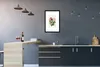MuchoWow® Gerahmtes Poster Himbeeren - Obst - Lebensmittel Produktbild-Vorschau 2