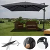 Parasol gastronomiczny HWC-A96, 3x3m (Ø4,24m) obrotowy, Podgląd zdjęcia produktu 2