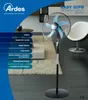 Ardes EASY 50PB Ventilatore nero, blu Anteprima dell’immagine prodotto 5