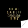 MuchoWow® Poster Zitate - Selbstvertrauen - Gold - Schwarz Produktbild-Vorschau 1