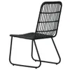 vidaXL 3-tlg. Garten-Essgruppe Poly Rattan und Glas -  Produktbild-Vorschau 8