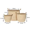 H&S Decoration Geflochtener Korb mit Griffen 3er Set aus Produktbild-Vorschau 3