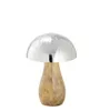 Pilz Pilzhut Edelstahl glänzend Mangoholz Fliegenpilz Produktbild-Vorschau 1