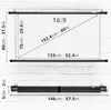 Duronic BPS60 16:9 Beamer Leinwand | 60 Zoll Projektor Produktbild-Vorschau 2