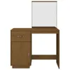 vidaXL Schminktisch Honigbraun 95x50x134 cm Massivholz Produktbild-Vorschau 5