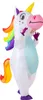 Aufblasbares Einhorn Kostüm Ganzkörper, Einhorn Air Blow-up Produktbild-Vorschau 2
