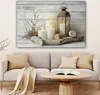 Leinwand Bilder 120x80 cm - Natur - Kerzen - Weiß, Produktbild-Vorschau 6