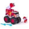A toy fire truck and a toy dog are displayed on a white background. Produktbild-Vorschau