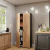 Mehrzweckschrank Vicco Frank Anthrazit/Goldkraft Eiche 80 x Produktbild-Vorschau 5