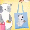 Mr. & Mrs. Panda Jutebeutel Restaurantfachmann Herz - Sky Produktbild-Vorschau 2
