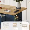 Flieks Chariot de service avec plan de travail rabattable, Voir les images du produit 7