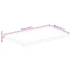 vidaXL Stolová deska 50x40x3,8 cm obdélníková z masivního Náhled obrázku produktu 7