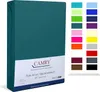 Carmy Spannbettlaken Jersey 140x200 - 160x200 cm Petrol Produktbild-Vorschau 1