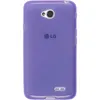 PhoneNatic Case kompatibel mit LG L70 - lila Silikon Hülle Produktbild-Vorschau 3