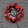 Vinyl-Wanduhr Mit LED-Beleuchtung 1 Stk, 30 Cm Durchmesser, Produktbild-Vorschau 2