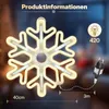 SALCAR LED-sneeuwvlok decoratie, 40 cm, 420 LED's, binnen- Productafbeelding-voorbeeld 6