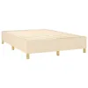 vidaXL Boxspringbett mit Matratze & LED Creme 140x200 cm Produktbild-Vorschau 5
