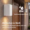 Aussenleuchte Wand weiß up&down 2x GU10 1268B1 IP54 eckig Produktbild-Vorschau 2