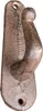 Rustikaler Gusseisen Wandhaken antikbraun, ca. 11 cm hoch Produktbild-Vorschau 1