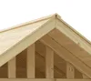 Close-up view of the wooden roof structure of a playhouse. Produktbild-Vorschau