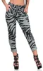 Damen Jogginghose Freizeithose Hose mit Muster, Dunkelgrün Produktbild-Vorschau 1