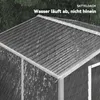Outsunny Gerätehaus 4,4 m² Gartenhaus mit Pultdach, Produktbild-Vorschau 8
