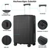 Hartschalen-Trolley ABS Handgepäckkoffer Business-Koffer Produktbild-Vorschau 5