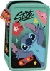 A mint green pencil case with Stitch and Aloha themed graphics. Produktbild-Vorschau