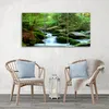 Triptychon auf leinwand grüne landschaften 90x60 cm Feeby Produktbild-Vorschau 2