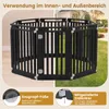 COSTWAY Opvouwbare puppyren, omheining voor honden van Productafbeelding-voorbeeld 7
