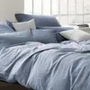 elegante Halbleinen Bettwäsche Breezee ocean 160x210 cm + Produktbild-Vorschau 2