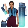 FIT4MED | Fľaša na vodu Sporty - modrá - 1 liter - Náhľad obrázku produktu 1
