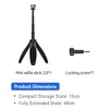 TELESIN S1-MNP-01 Selfie stick do kamer sportowych, statyw Podgląd zdjęcia produktu 10