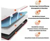 Diagram illustrating the layers of a mattress topper with numbered labels and descriptive text. Voir les images du produit