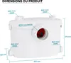 XPOtool Pompe de relevage 4/1 – 400 W – 408 x 162 x 286 mm Voir les images du produit 7